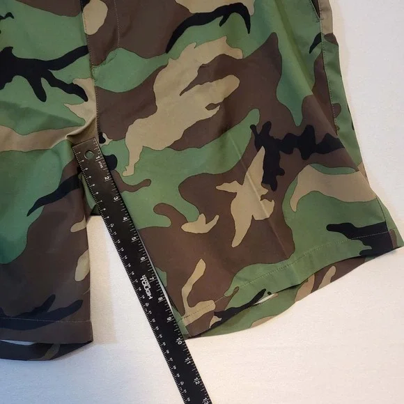 Polo Ralph Lauren Mens Camouflage All Day Beach Shorts Size 36 Zip Pocket - Picture 7 of 8